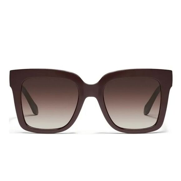 Quay Australia Icy 52MM Oversized Square Sunglasses -Espresso/Brown main image 5